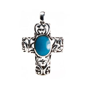 Silver Filigree Cross Pendant