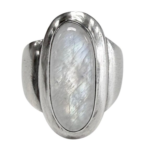 Silver & Moonstone Ring