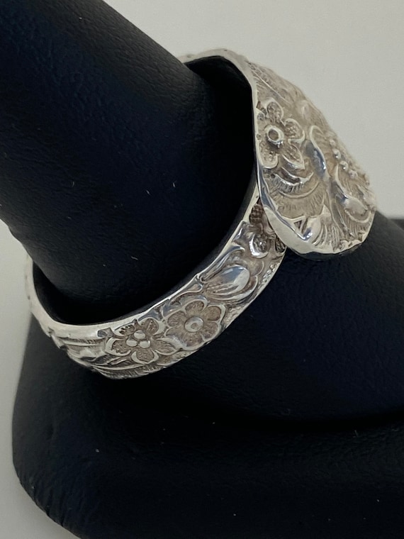 Sterling Silver Handmade Spoon Ring - image 4