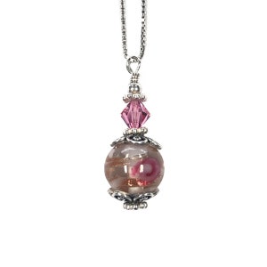 Silver & Glass Necklace