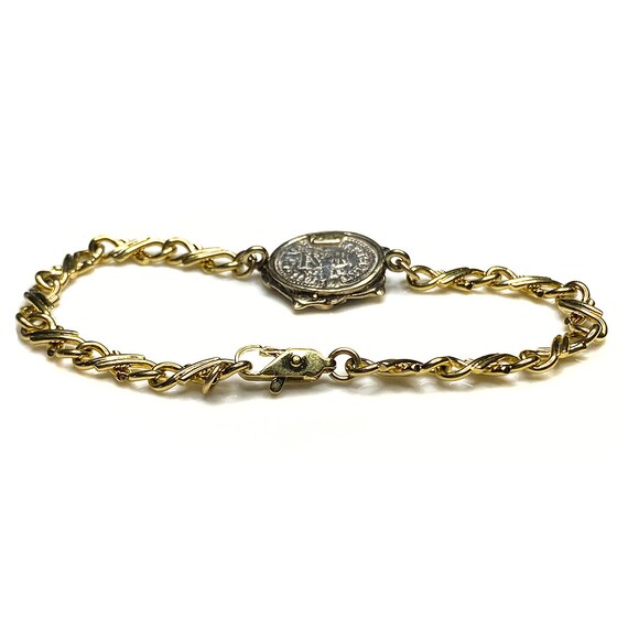 Gold Plated Atocha Replica Coin Bracelet - image 6