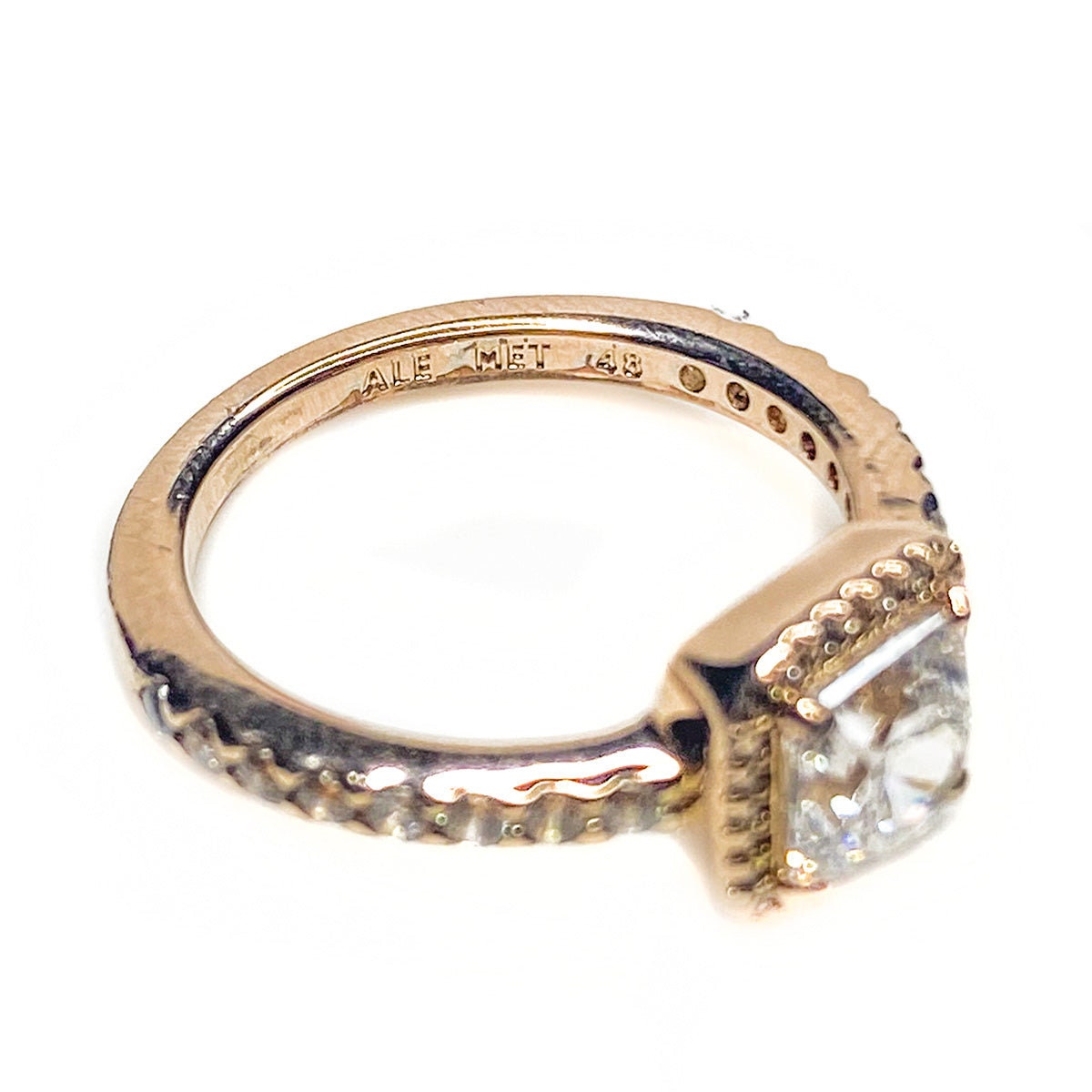 Pandora Rose Plated Halo Ring Etsy