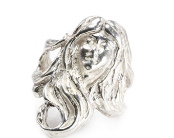 Handmade Fantasy Silver Ring #5