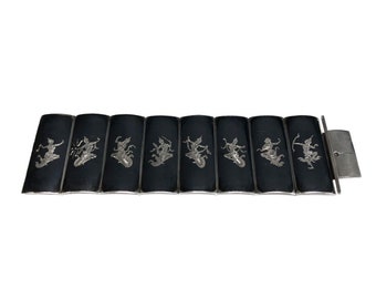 Vintage Silver Siam Bracelet