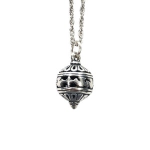 James Avery Silver Spirit of Christmas Necklace