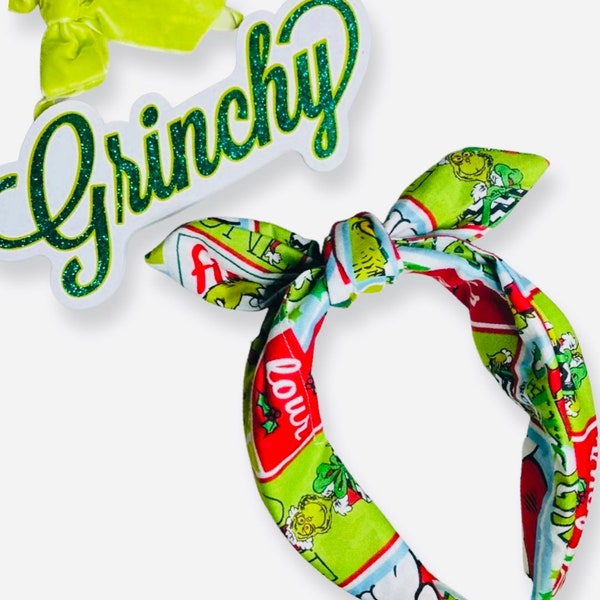 Grinchy Headband