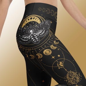 Leggings Capri Magic Spells - Style Pastel Goth / Kawaii - Tailles S à XL - Neuf Avec étiquettes