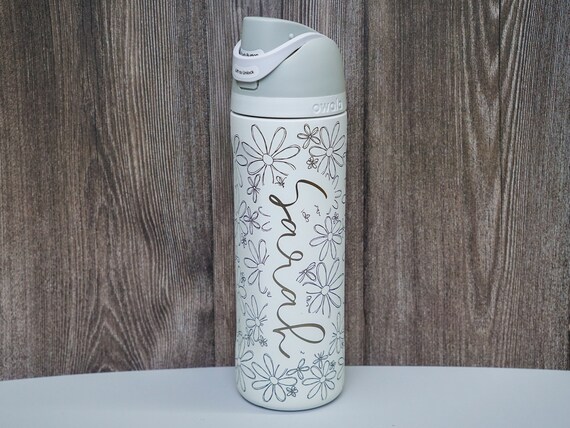 Owala FreeSip 32 Oz Water Bottle - Flower Crown Floral - Stainless Steel, NEW