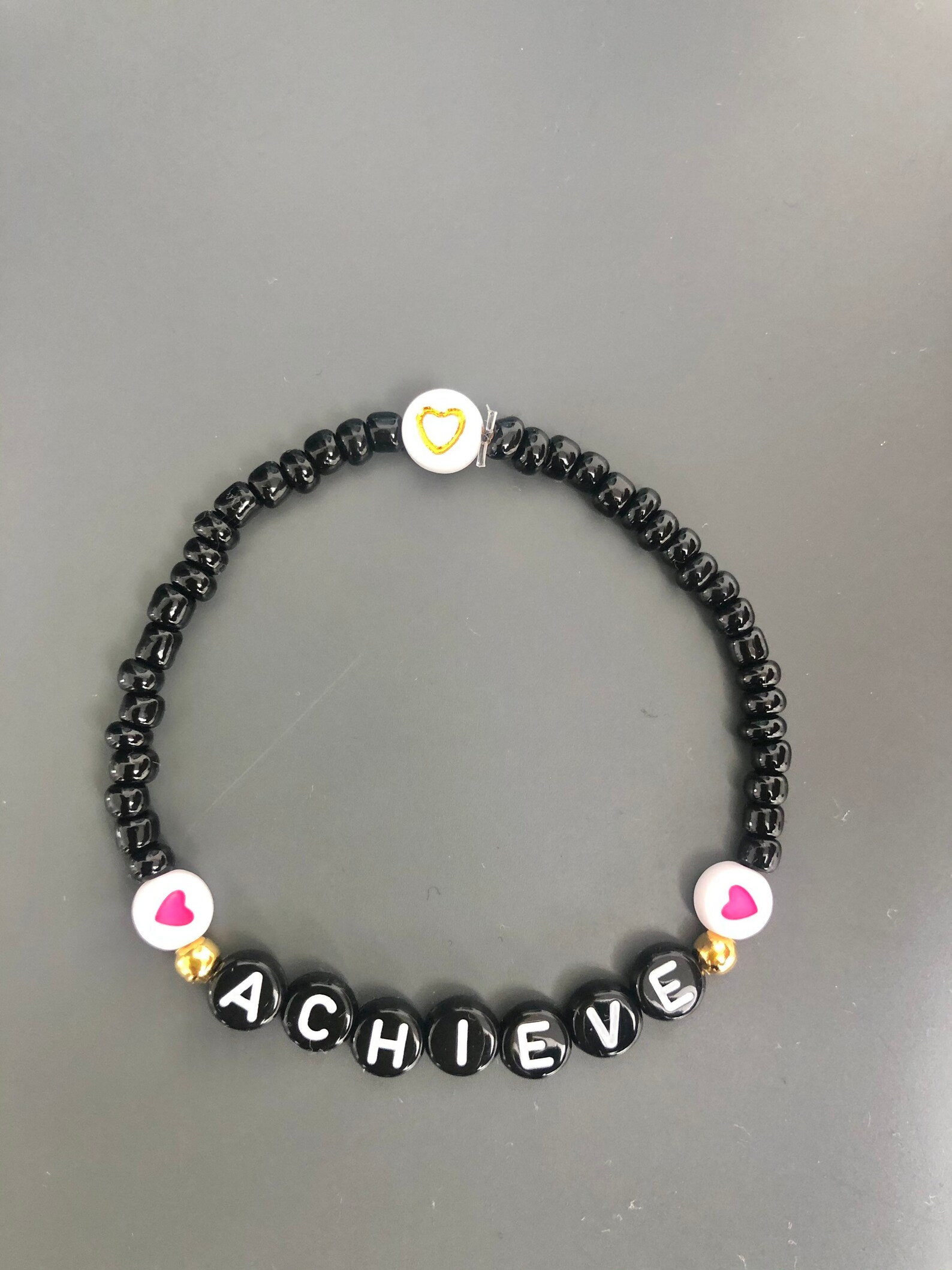 Achieve & Believe slogan bracelets set Etsy