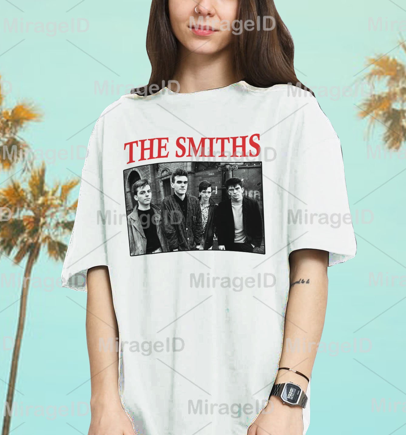 Discover The Smiths rock band vintage tee, The Smiths Merch Retro Vintage 90s Unisex T-Shirt