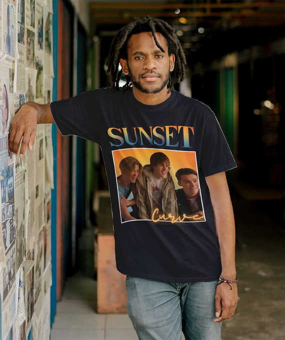 sunset curve t shirt
