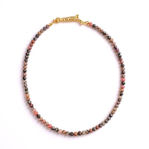 Adjustable Rhodonite Necklace
