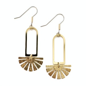Brass Boho Earrings