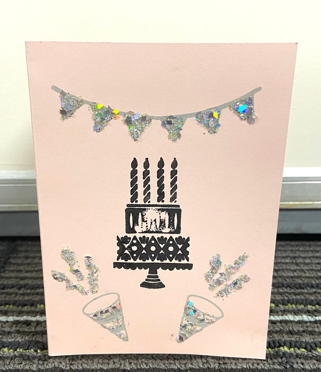 Glitter Bomb Birthday Invitation Etsy