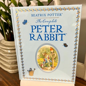 New PETER RABBIT by Beatrix Potter - The Complete Stories • Deluxe Special Illustrated Gift Edition • Leather Bound Hardcover - Classic Book