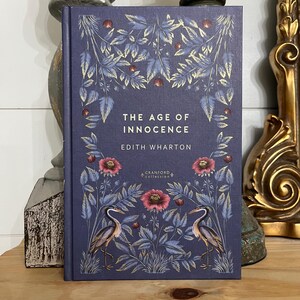 Cranford Collection | Rare blue Edition of The Age of Innocence by Edith Wharton | Beautifully embossed w gold, matches Pride And Prejudice