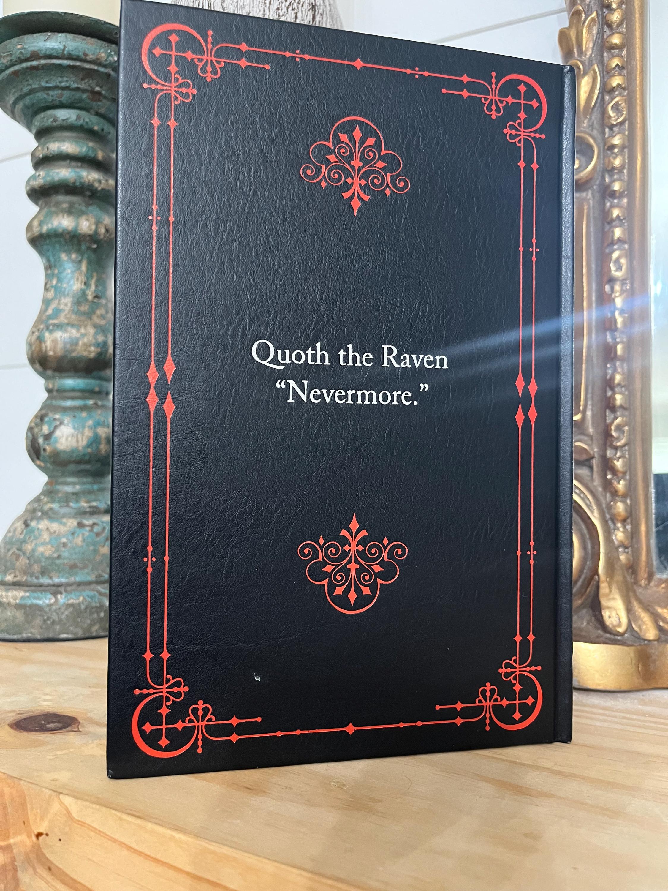 NEW COMPLETE TALES & POEMS By EDGAR ALLAN POE Sealed Leather Bound Collectible E - Foto 8