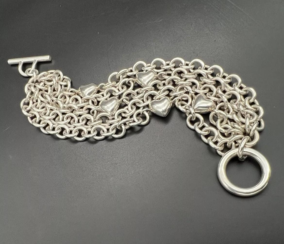 Amazing Vintage, 925 Authentic HTF Tiffany & Company Co, SOLID