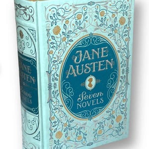 JANE AUSTEN 7 Novels - PRIDE & Prejudice, Persuasion, Emma +4 - Collectible Deluxe Edition -Leather Bound Hardcover Best Seller Classic Book