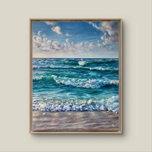 Seascape oil painting on canvas