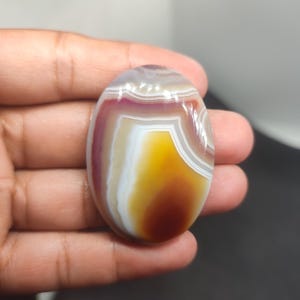 Unique Botswana Agate Cabochon Botswana Agate gemstone Natural Gemstone Cabochon oval shape For Jewelry Making loose stone size 44x31x7 mm