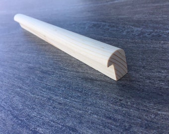 Handmade Solid Wood Drawer Pulls: Rounded Cabinet Knobs