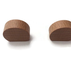 Handmade Natural Wood Knobs: Round Cabinet & Drawer Pulls