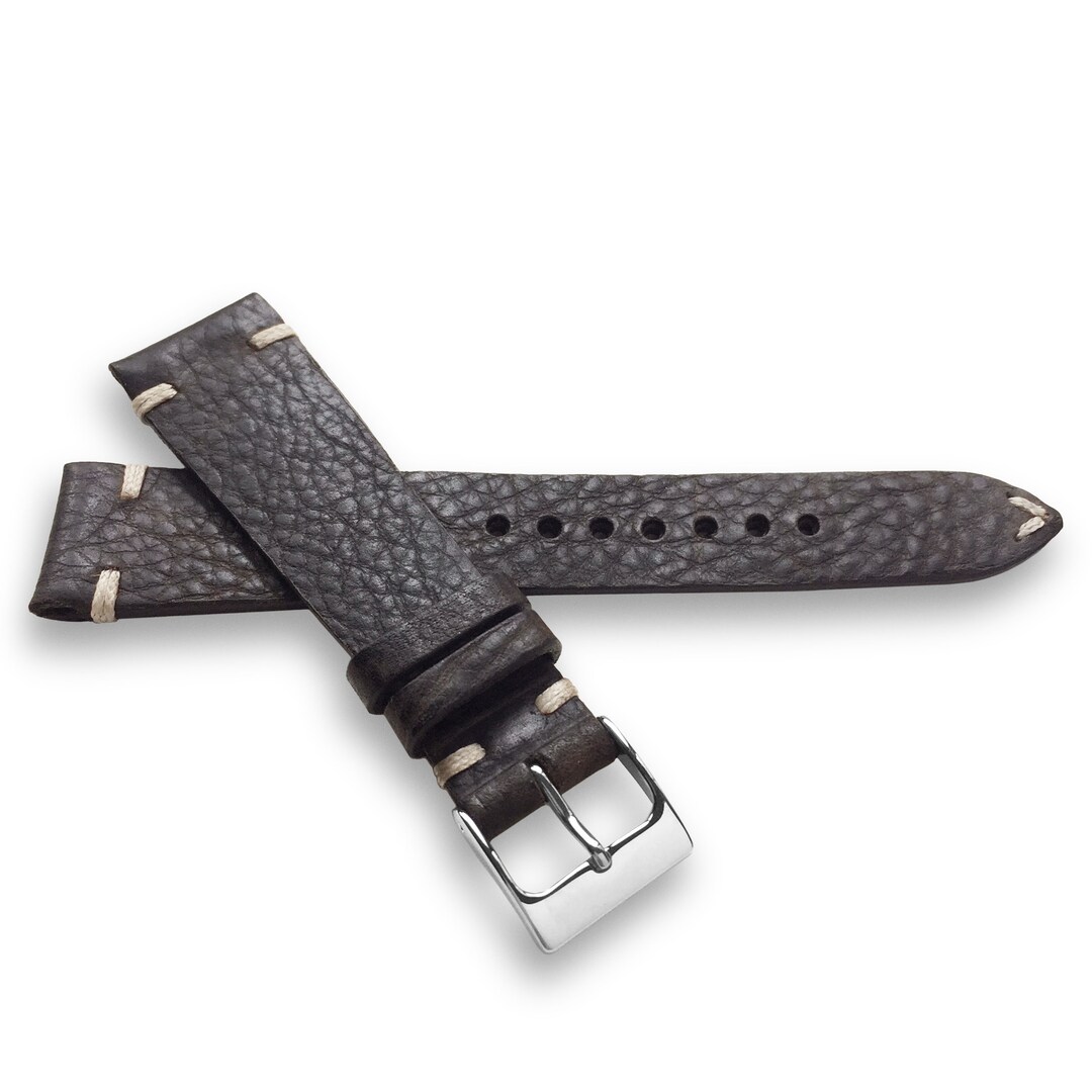 SANGLE MONTRES LILAS Croco Véritable 20/16mm Élégant Luxe Cuir EUR 68
