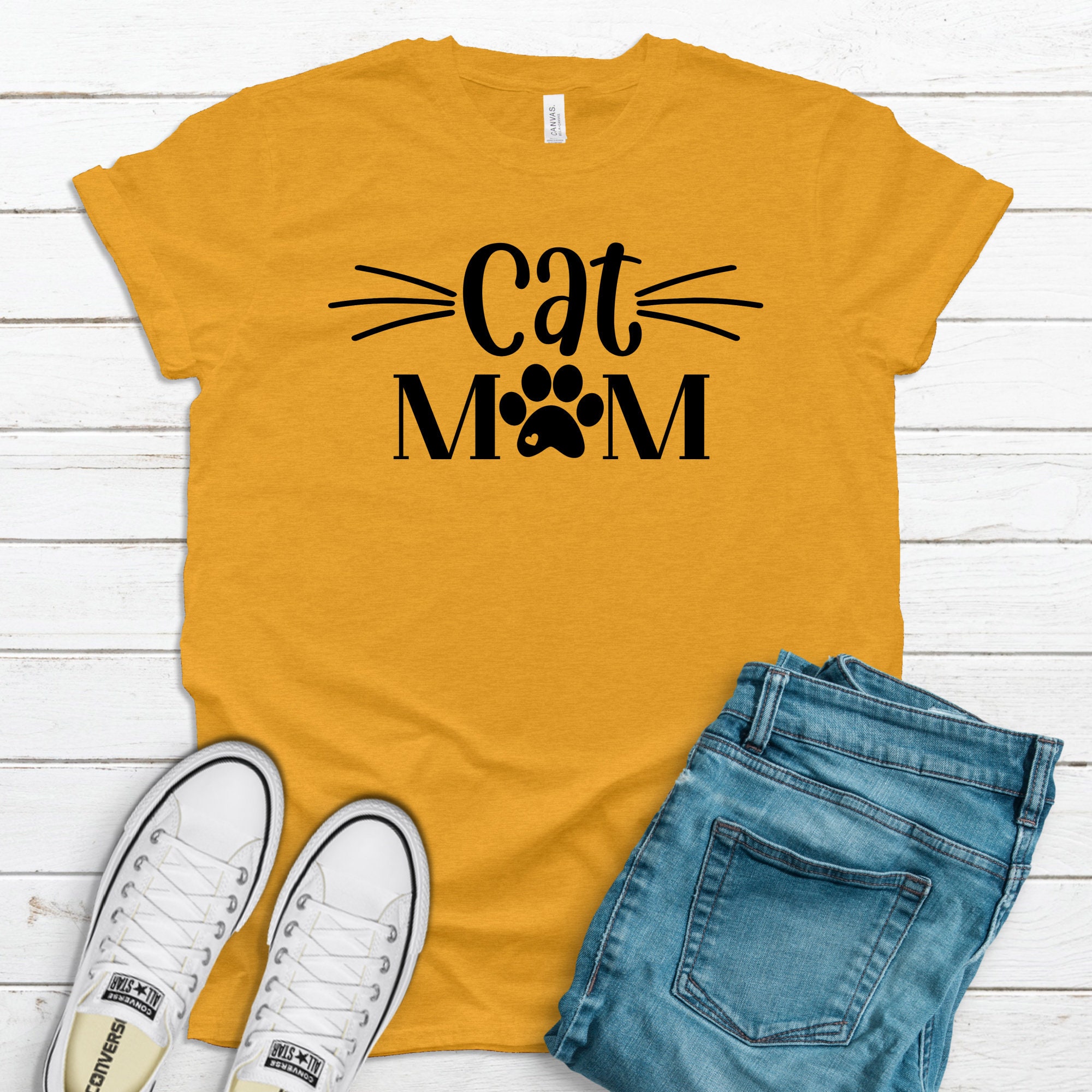 Cat Mom Shirt Funny Shirt Kitten Shirt Cat Tees Funny Pet Etsy