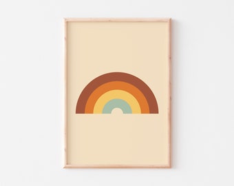 Rainbow Print | Nursery Print Sample Sale | Nursery Prints | Kid's Prints | Discounted Nursery Prints