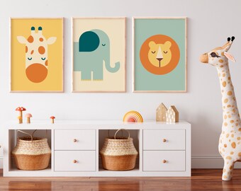 nursery print set