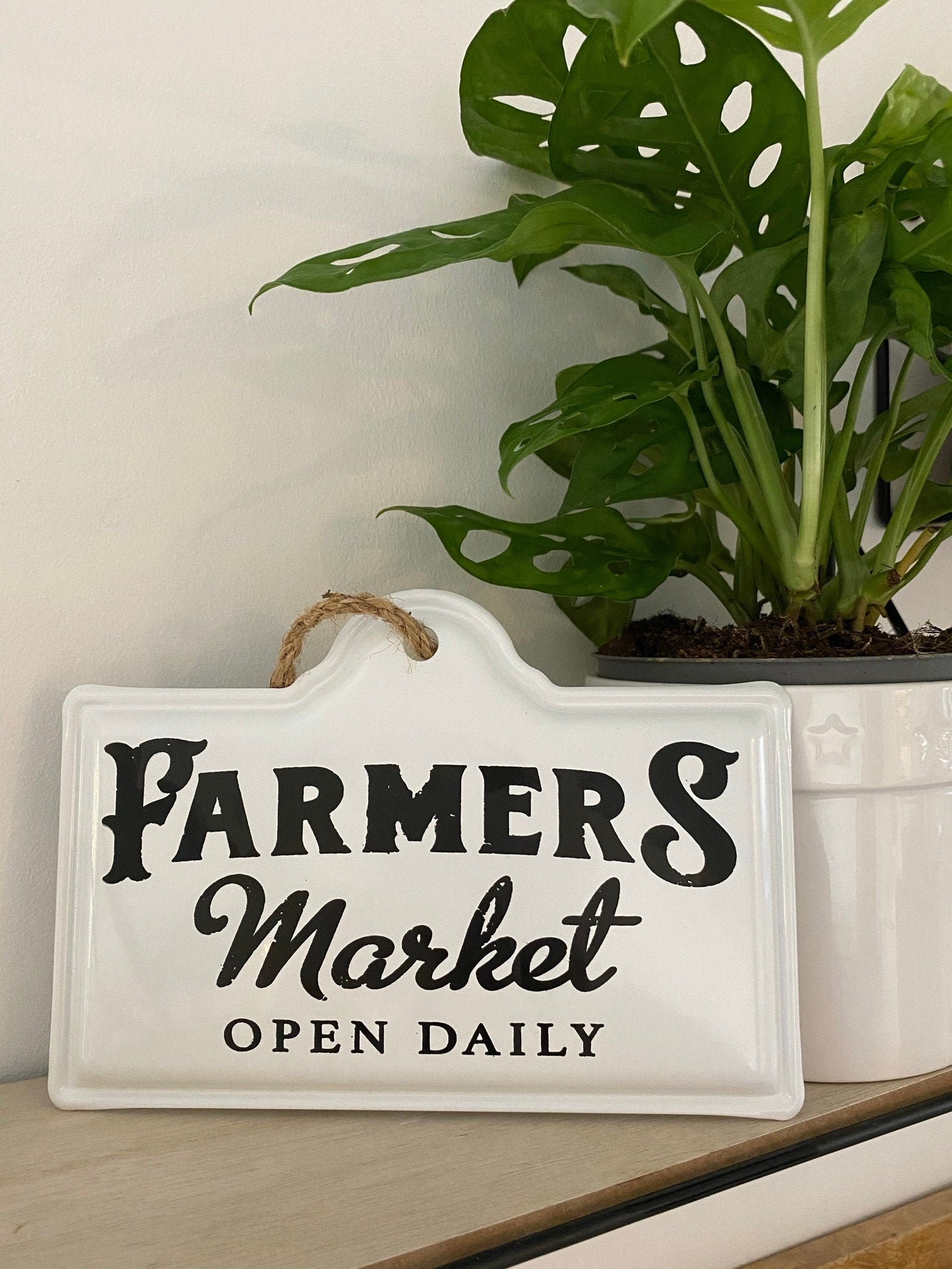 Enamel Vintage Kitchen Wall plaque | Etsy