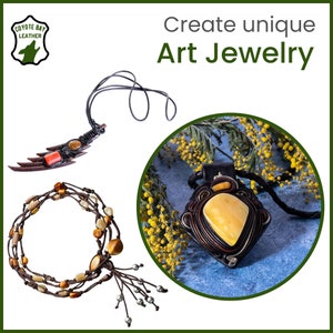 Coyote BayÂ® Leather Cord In Jazzy Glossy Colors, In 44 Yards