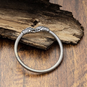 German Silver Dragon Head Design Oxidized Silver bangle Round bracelet Indian Jewelry Gift For Her Brass Jewelry Antique Design Bangle