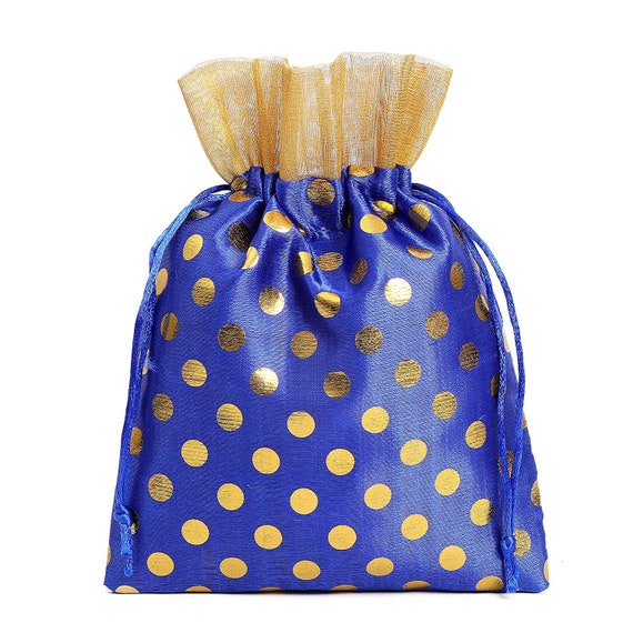 Pack of 10pcs Polka Dot Potli Gift Bags Return gift Jewelry Etsy