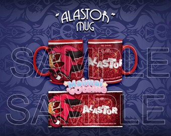 Hazbin Hotel - Alastor 'On Air' Red Cup Mug | Ceramic Comic Merch Mug