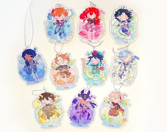 Genshin Impact Air Fresheners - Strong Scent Smell Car Acessory Kawaii | Soda Pop |  NEW SCENTS + Cyno