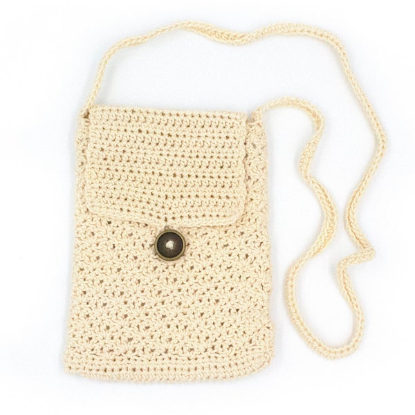 Crochet Crossbody Small Purse with Strap