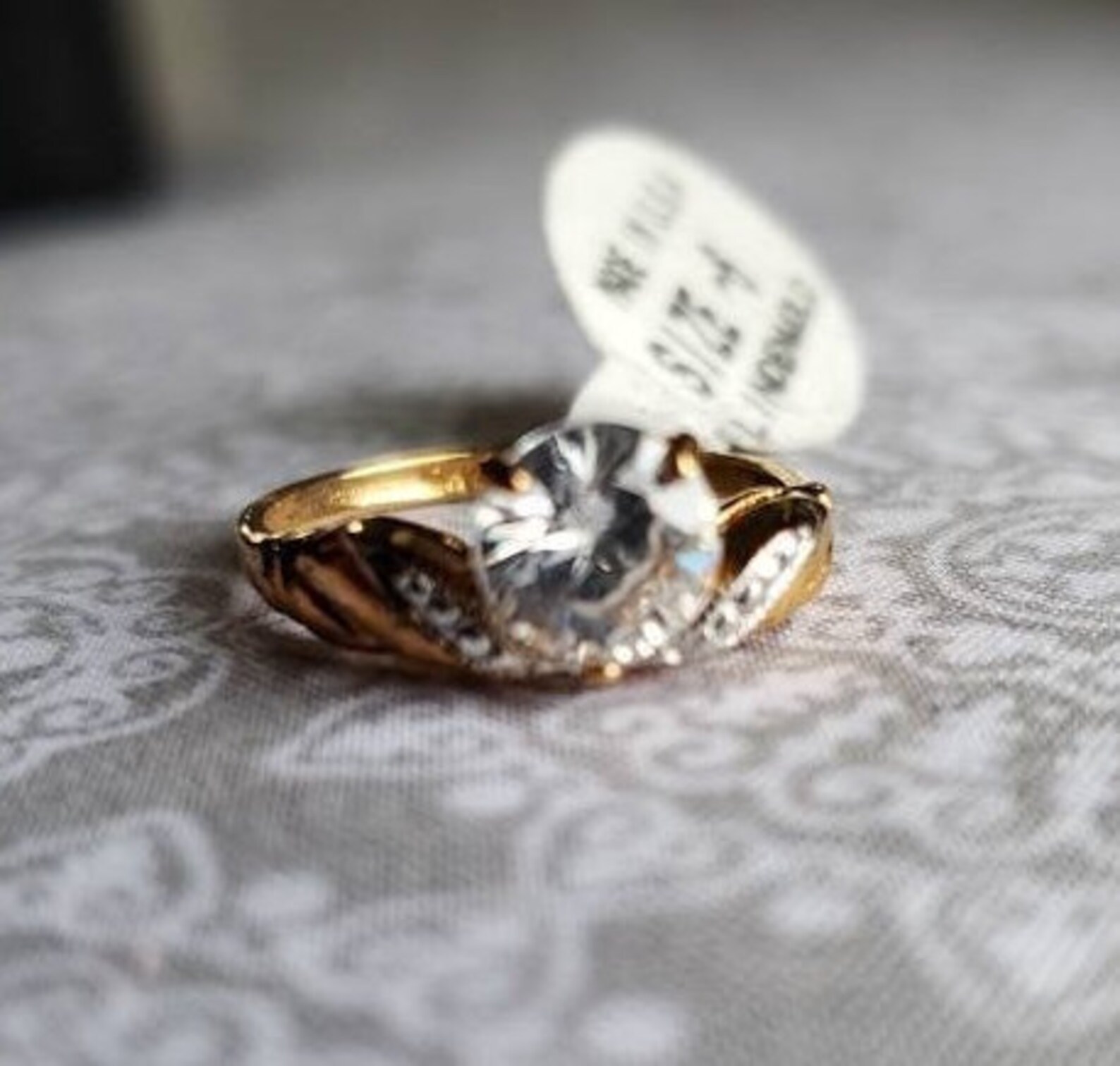 Vintage Lindenwold 14kt Gold Plated Ring Etsy