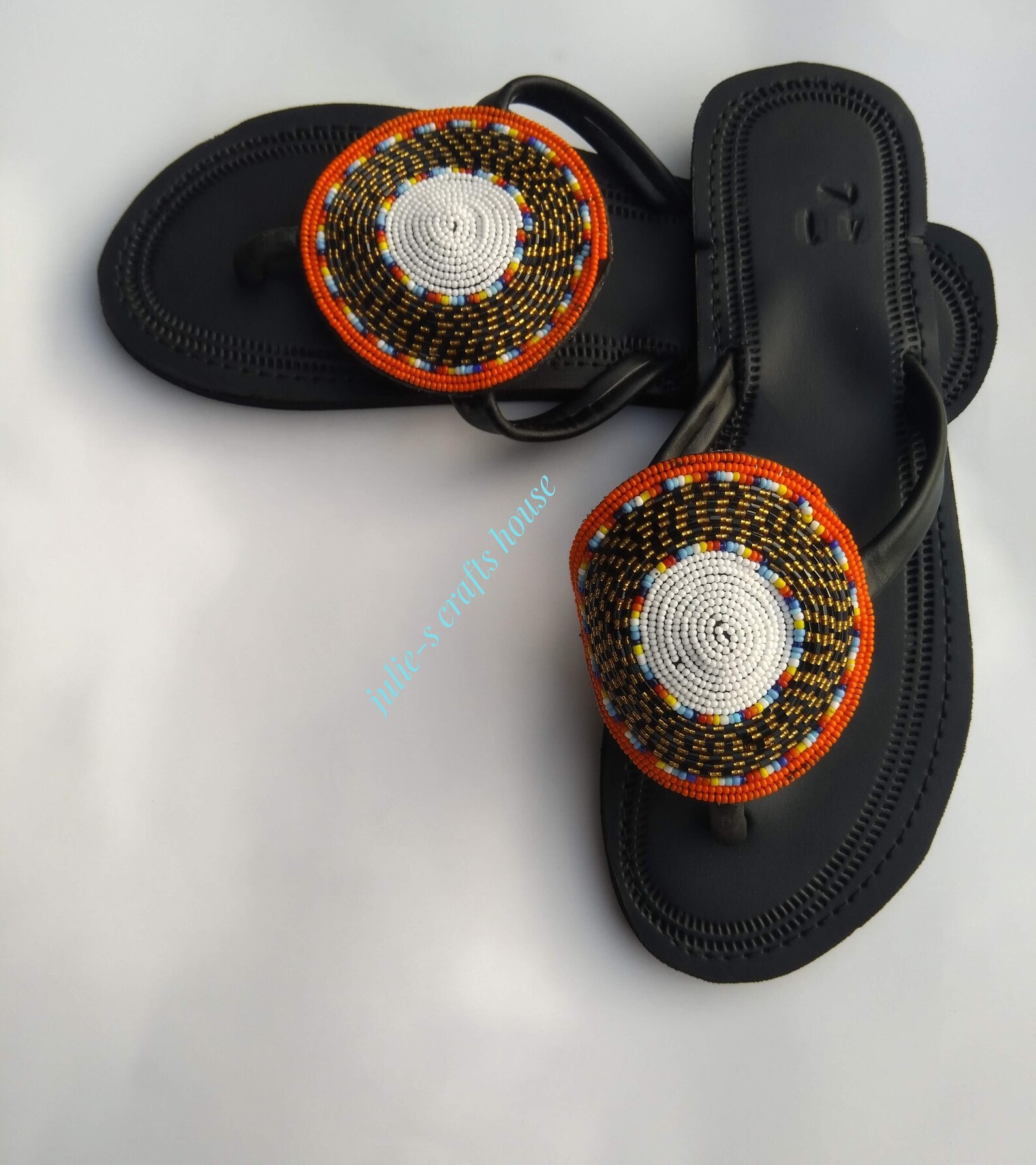 Women sandal/ Maasai beaded sandals | Etsy