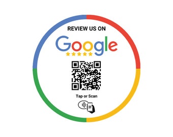 NFC Google Review Large Stickers