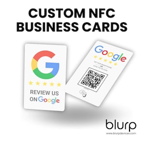 Kunststoff NFC Google Tap, um Karte zu überprüfen - NFC-Kontaktlos & QR-Code doppelseitig