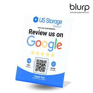 Custom NFC Google Review Stand Template 5