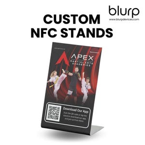 Suporte NFC acrílico tocável personalizado