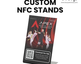 Custom Tapable Acrylic NFC Stand