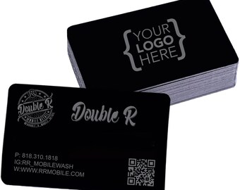 Engraved Metal Business Cards