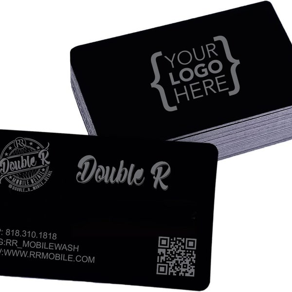 Engraved Metal Business Cards