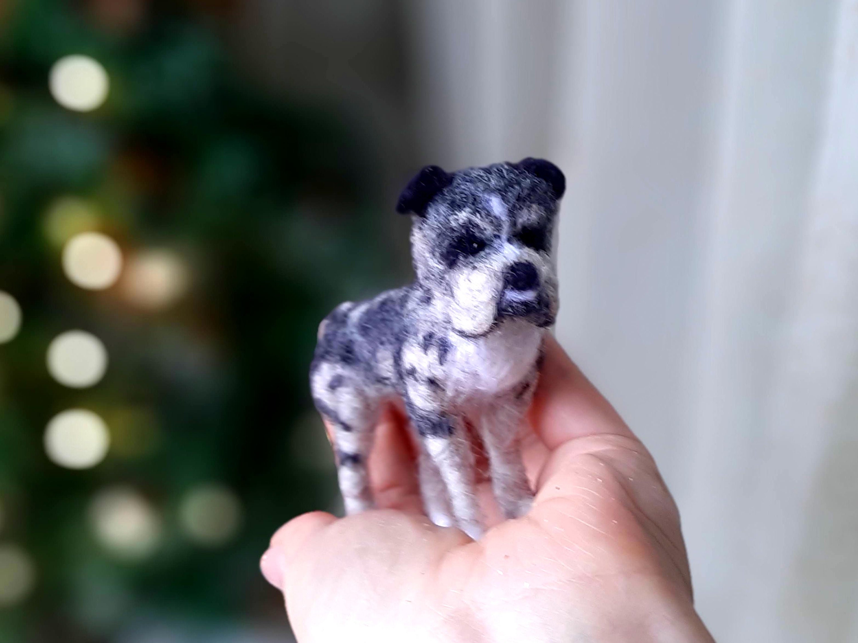 Felted Pets Needle Felted DOG REPLICA CUSTOM Dog Miniature From Photo Replica Pet ...