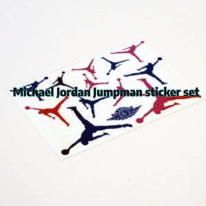 Jordan sticker set red