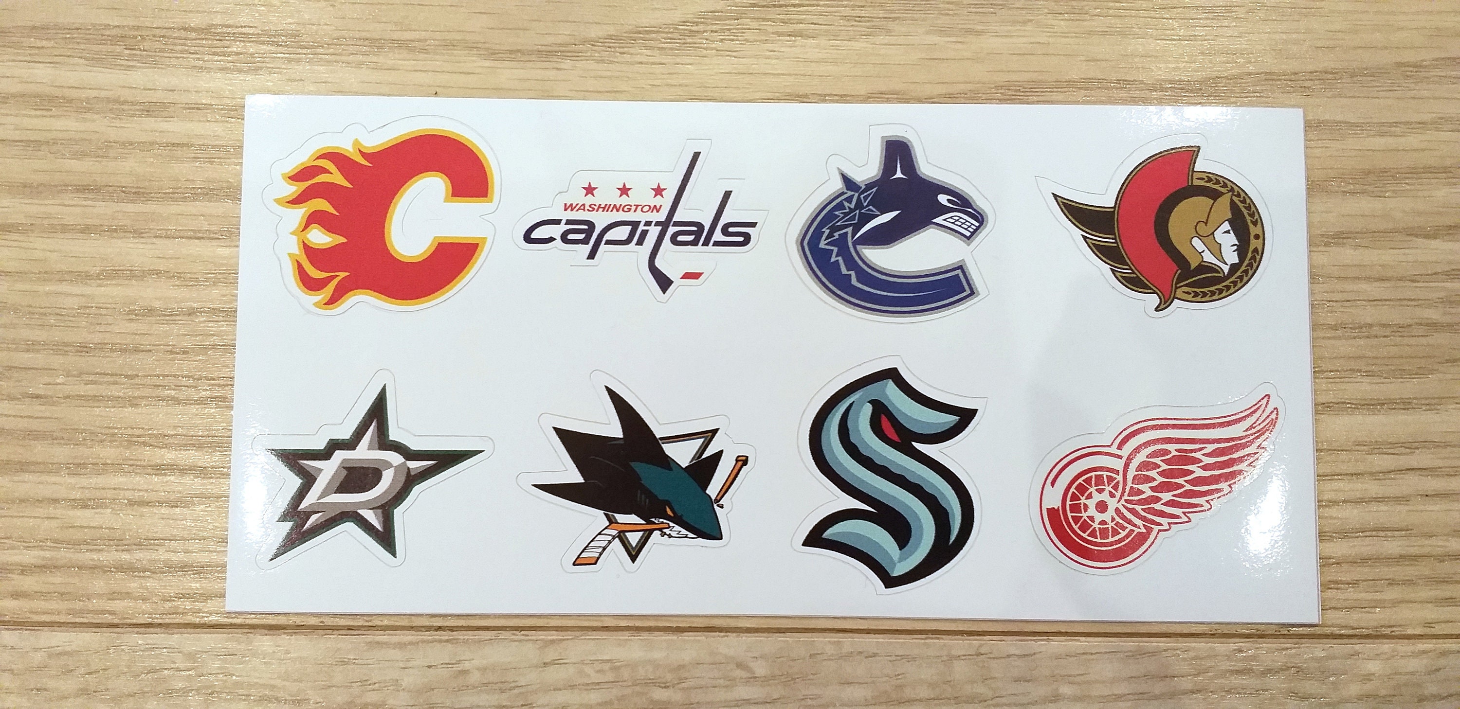 All NHL Teams Logo Sticker Set Etsy Canada